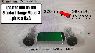 Updated Info On The Standard Range Model 3 - Plus a Q&A