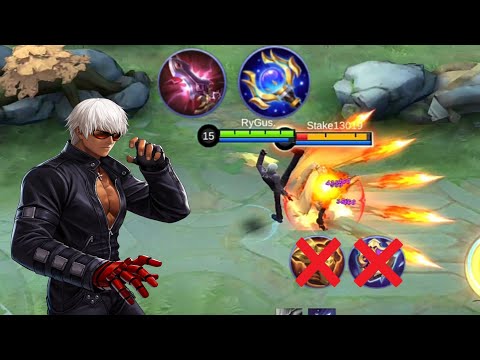 GUSION IGNORE MAGIC DEFENSE IN MY DAMAGE HACK BUILD!!