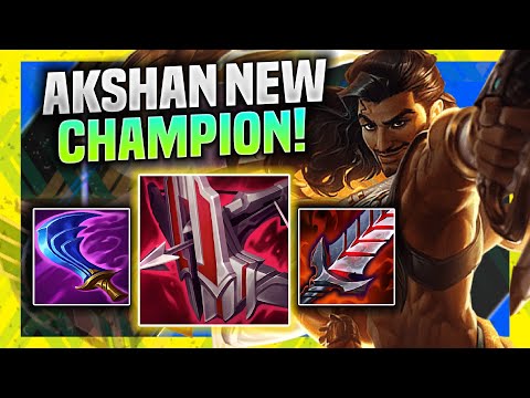 NEW CHAMPION AKSHAN IS LIVE! - Korean Challenger Plays Akshan Mid vs Galio! | Season 11