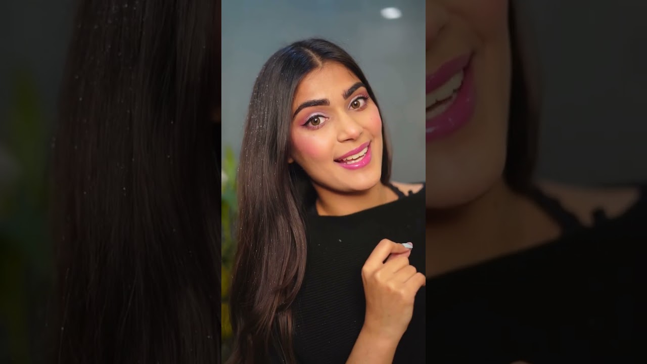 Trying Glitter Hair Spray and I’m TOTALLY Obsessed 😍✨| Would you try this | Saina Sekhri #shorts