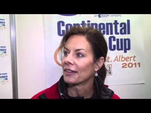 2011 WFG Continental Cup of Curling Draw 10 Media Scrum