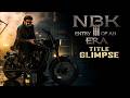 Nandamuri Balakrishna And NBK111 Movie Titile Glimpse Gopichandh Malineni Thaman S MTB
