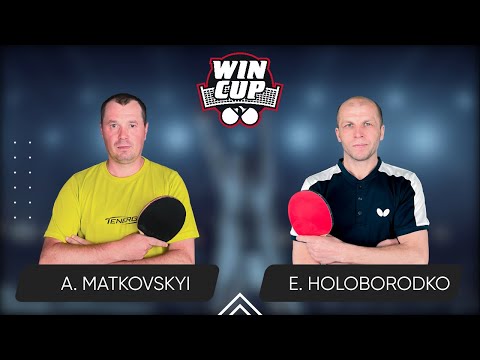 14:00 Andrii Matkovskyi - Evhenii Holoborodko West 3 WIN CUP 24.07.2024 | Table Tennis WINCUP