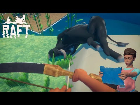 🏝 RAFT (Early Access) deutsch #009🏝 Neue Bekanntschaft mit ein Warzenschwein