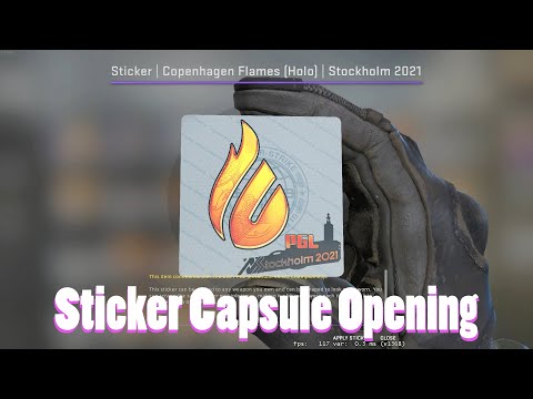 CS GO Sticker Capsule Opening | Copenhagen Flames (Holo) | Stockholm 2021