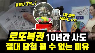 "1등 당첨 되려면 15만 년 걸립니다.." 수학자가 계산한 로또 1등 당첨의 소름 돋는 현실
