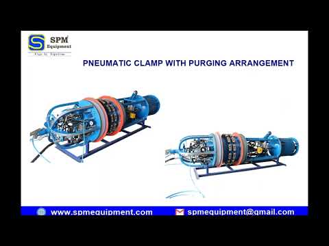 Pneumatic Clamp With Purging Arrangement