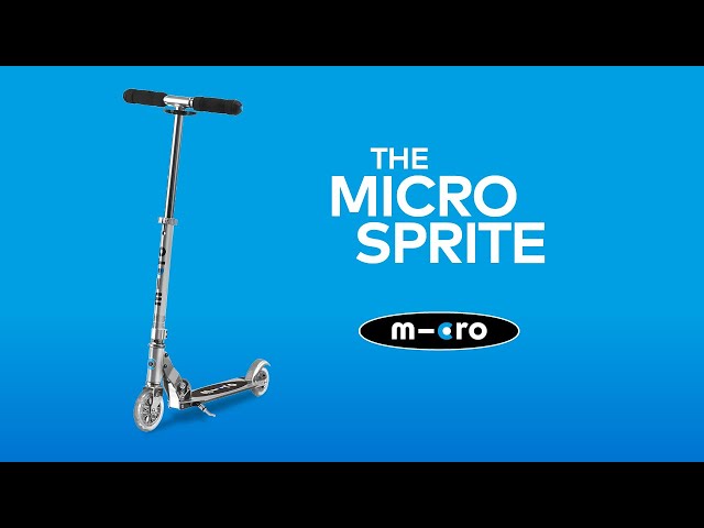 Самокат MICRO серии Sprite Special Edition" – Синий (дека в полосочку)"