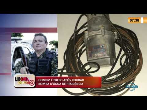 Homem eÌ preso apoÌs roubar bomba d'aÌgua de resideÌ‚ncia (27 05 20)