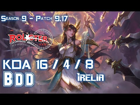 KT BDD IRELIA vs AKALI Top - Patch 9.17 KR Ranked