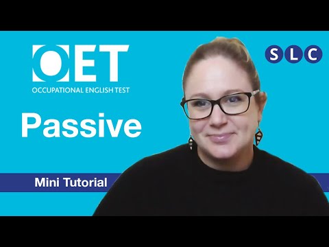 OET WRITING | Passive Voice | Mini Tutorial