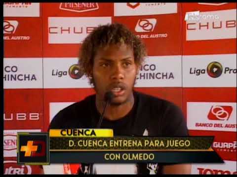 Deportivo Cuenca entrena para juego con Olmedo