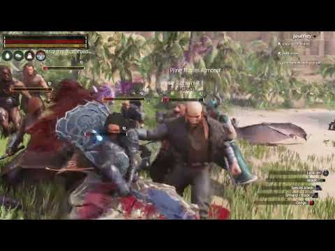 Conan Exiles Great Axe Spin Fun