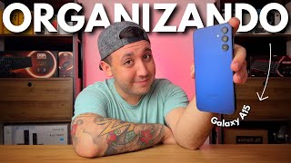 😯 GALAXY A15: Como eu organizo meu CELULAR BARATO da Samsung!