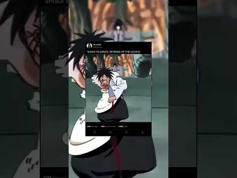 "SHISUI VS DANZO: REVENGE OF THE UCHIHA🔥🔥" #ytshorts #anime #narutoshippuden #shisui #itachi #reels