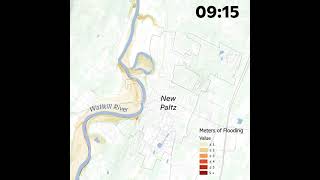 NewPaltz 100yr 2080 Flood Risk Animated