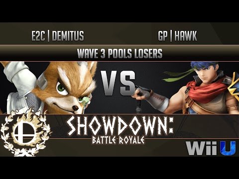 Showdown Battle Royale WAVE 3 POOLS LOSERS - E2C | Demitus (Fox) vs GP | Hawk (Ike)