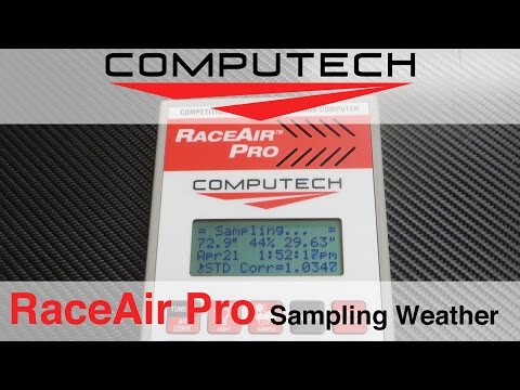 RaceAir Pro - Sampling Weather