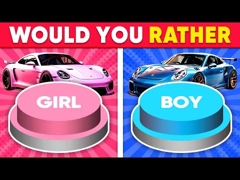 Choose One Button! 🤩 GIRL or BOY Edition ❤️💙 Monkey Quiz
