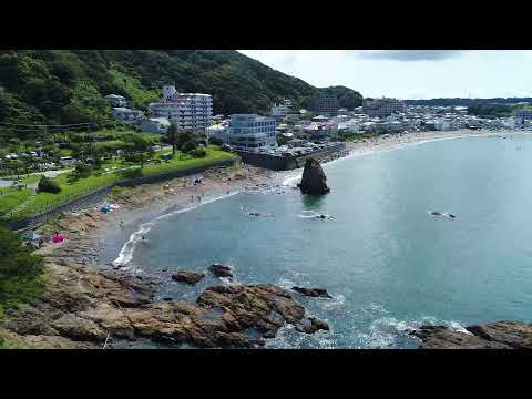 秋谷・立石海岸【空撮】 - m70001
