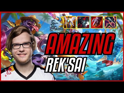 AMAZING - REK'SAI vs KHA'ZIX JUNGLE - EUW MASTER - PATCH 11.10
