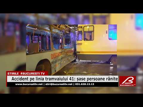 Accident pe linia tramvaiului 41: șase persoane rănite