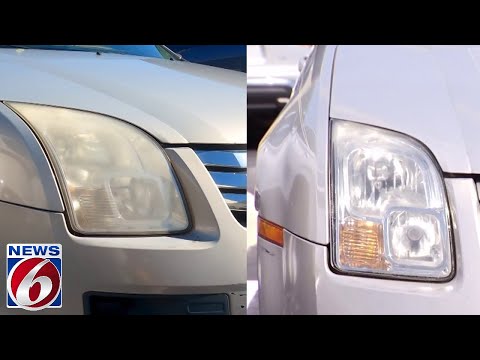 Household hack: Cleaning foggy headlights with bug spray