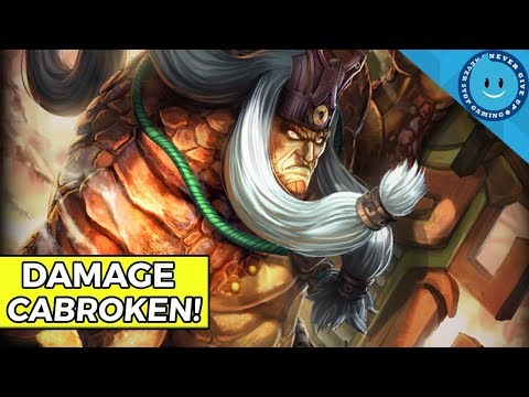 "CABROKEN" - 2-Shot Cabrakan Damage Build and Gameplay! (SMITE A-Z)