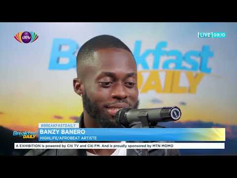 Banzy Banero performs on #BreakfastDaily