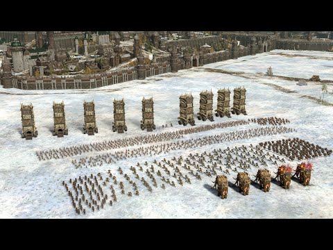 EPIC NORSCA SIEGE OF KISLEV CASTLE - Total War WARHAMMER 3
