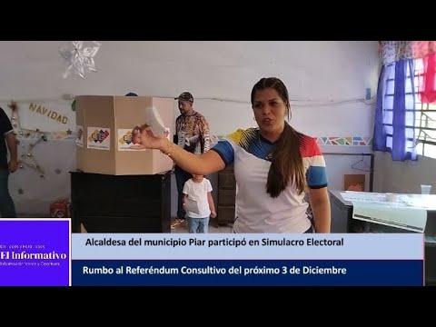 Avance Informativo | Upata | Alcaldesa del municipio Piar del estado Bolívar participó en Simulacro