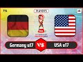 🔴[LIVE] GERMANY U17 VS USA U17 - FIFA WORLD CUP U17 - FOOTBALL LIVE