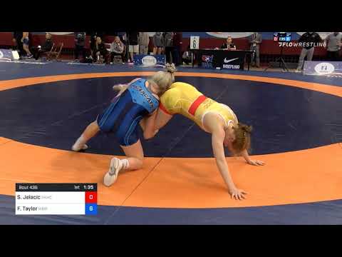 53 Kg Consolation Stefana Jelacic Sunkist Kids Wrestling Club Vs Felicity Taylor McKendree Bearcat