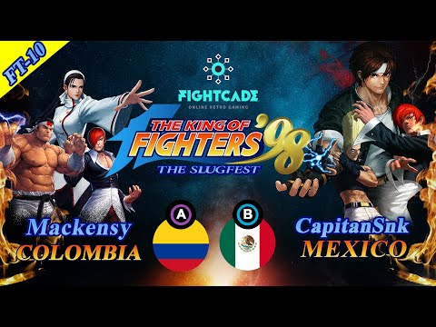KOF-98 🔥 Mackensy (Colombia) 🔥Vs  CapitanSnk (Mexico) Mar 2022😱 Fightcade. FT10.