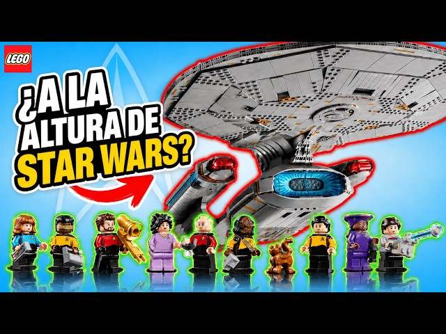 Vídeo relacionado con Escaparate de acrílico para Star Trek: U.S.S. Enterprise NCC-1701-D para Lego 10356, caja de almacenamiento transparente a prueba de polvo (modelo no incluido) (transparente 2MM)