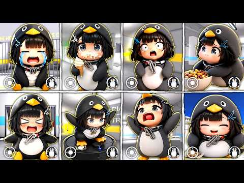 1,000,000 GuguGaga Penguin Cutest Moments! What if I BECOME EVERY GuguGaga in BARRY'S PRISON RUN!