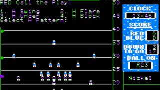 Joe Theismann's Pro Football for the Apple II