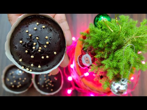 Christmas special Chocolate Cupcakes | Eggless Cupcakes without oven recipe | by Debjani Poddar