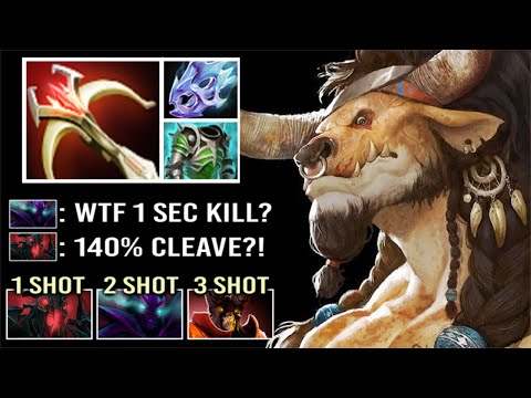 SUPER CARRY 3 Hits Delete All Meta Heroes Max Attack Speed + DMG Tauren vs Spectre Late WTF Dota 2