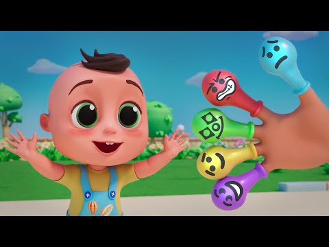 Parmak Ailesi Bize Renkleri Gösteriyor 🖐️🎈  Eğitici & Eğlenceli Çocuk Şarkıları | Mini Mini Kids