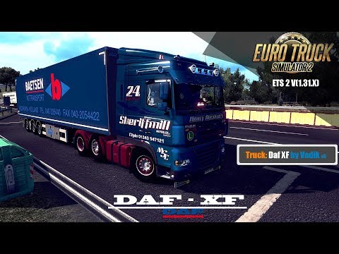 DAF XF 105/ Stock sound/ ETS 2 1.31.X/Promods - short italy road travel/