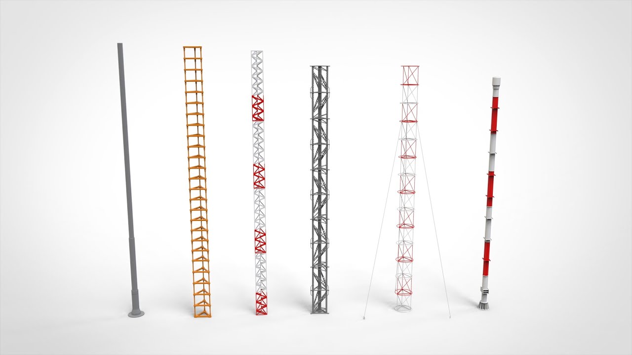 Bilim kurgu direği 3 3D Model