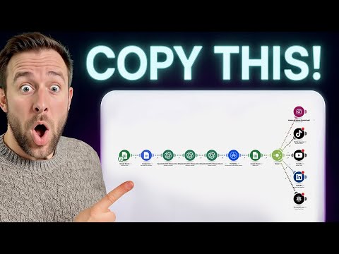 Thumbnail zu Dieser KI Agent erstellt täglich Social Media Content (100% Automatisiert!)