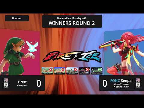 Brett (Young Link) vs Senpai (Pyra/Mythra) - Fire and Ice #6 Winners Round 2