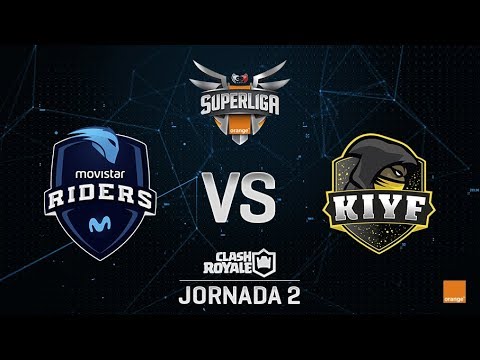 MOVISTAR RIDERS VS KIYF | SUPERLIGA ORANGE CLASH ROYALE | Jornada 2 | Año 2018