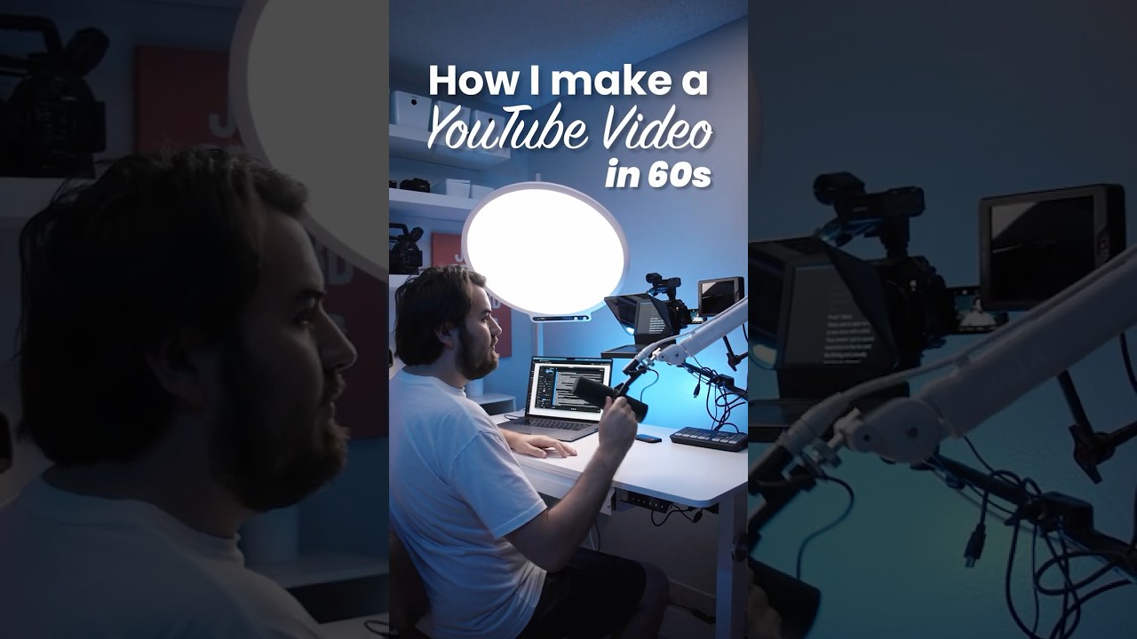 How I make a YouTube video in 60 seconds! 🎬