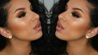 Warm Sunset Makeup Tutorial | Makeup By Leyla