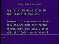 Local Forecast Dec 2004 Weather Star JR