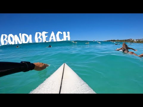 SURFING AT BONDI BEACH! FULL POV EXPERIENCE (SURF VLOG)