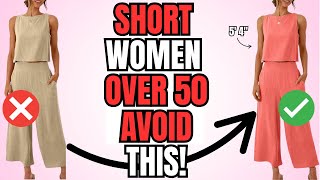 Short Women Over 50: 10 Aging Mistakes That Highlight The Belly ❌
